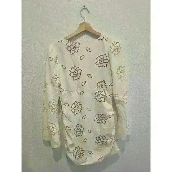 For Love & Lemons Renne bell sleeves Mini SZ L - Picture 3 of 7